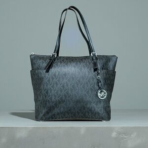Michael Kors Black Monogram Tote